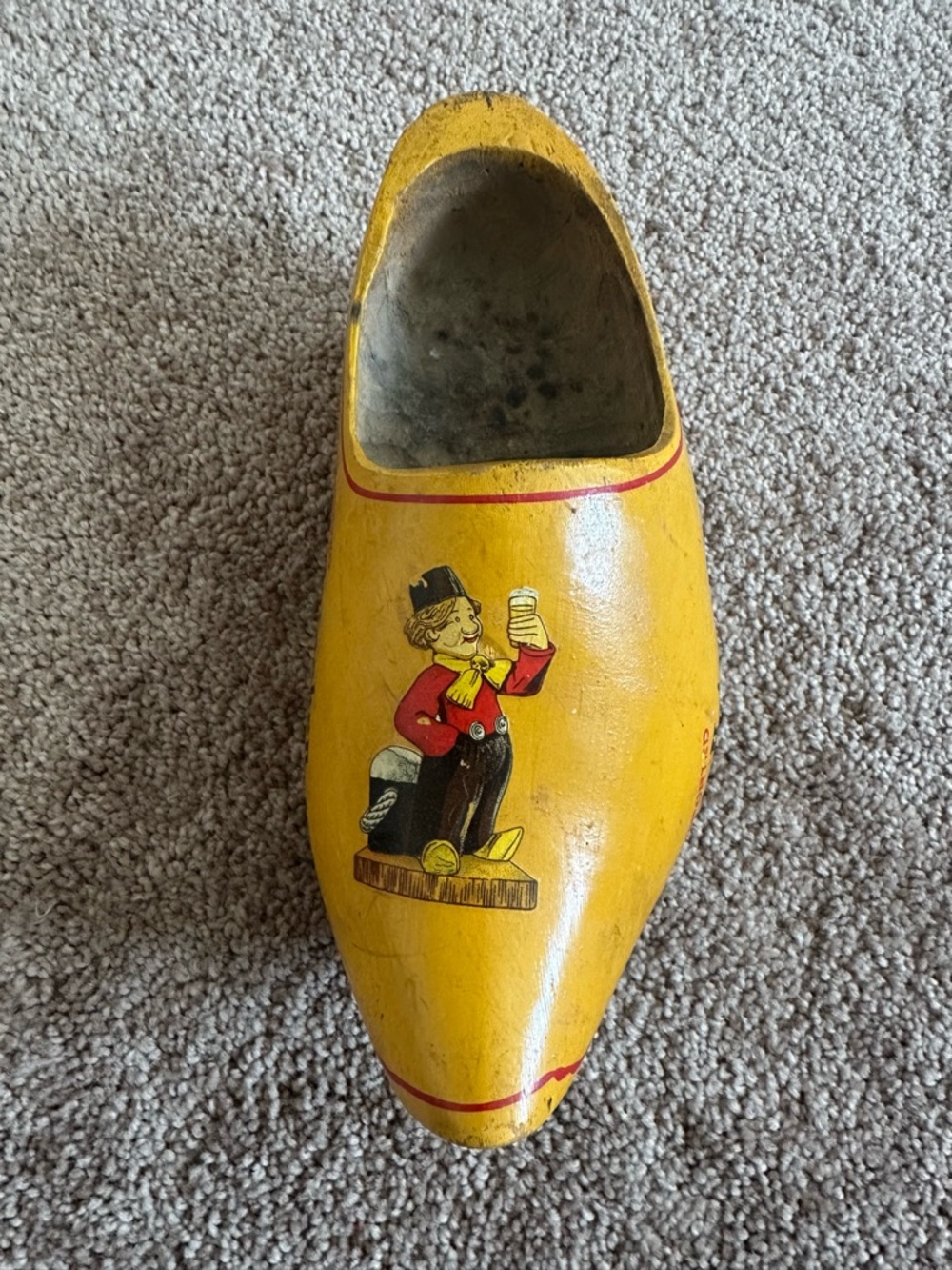 Heineken Imported Holland Beer Vintage Advertising Wooden Klomp Dutch Clog Shoe